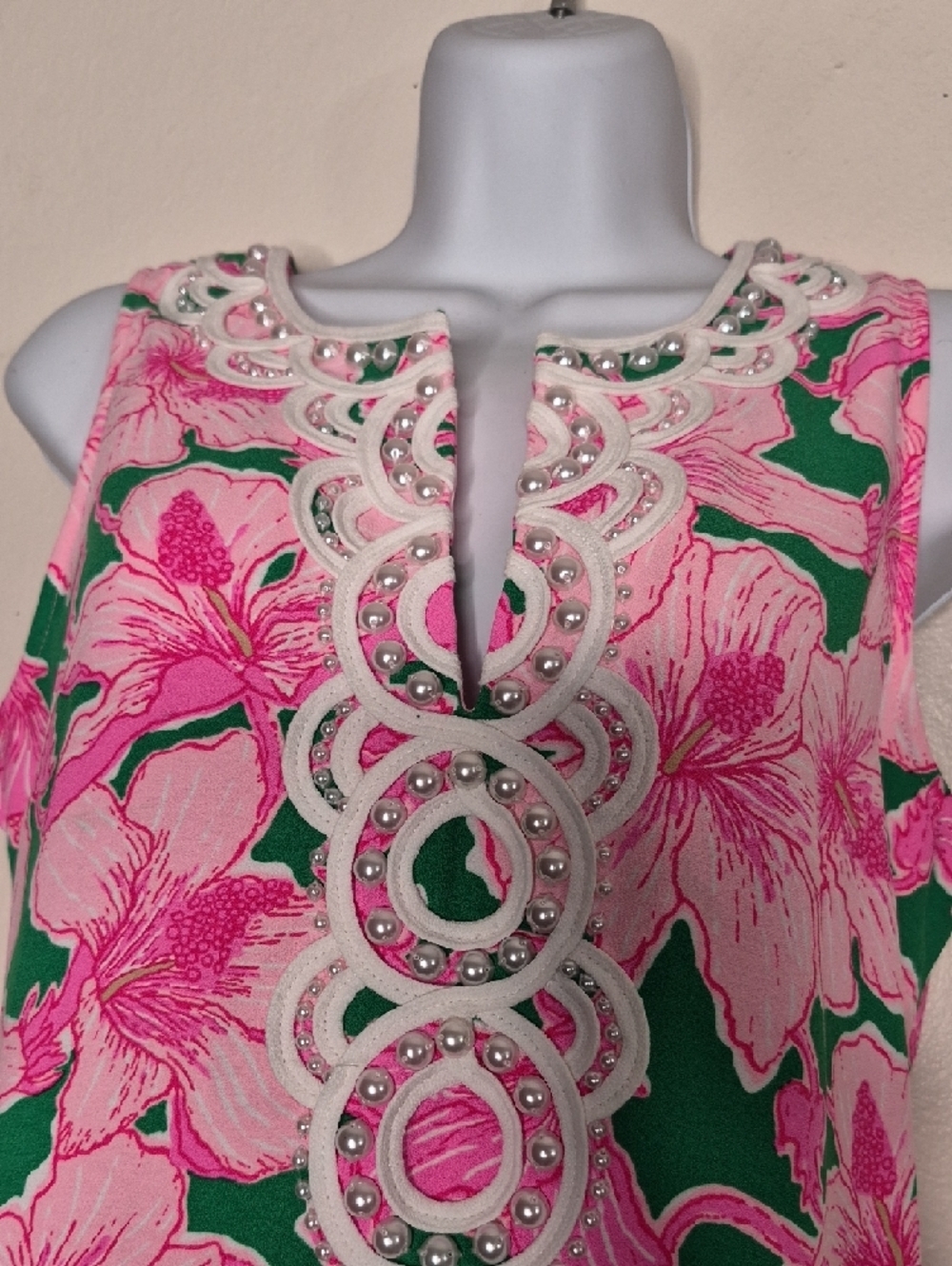 Lilly Pulitzer Pink & Green Floral Maxi Dress - Picture 3 of 11